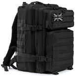 RRP £45.65 QT&QY 45L Military Tactical Backpacks Molle Army Assault