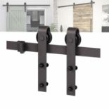 RRP £66.99 jxgzyy 1.8m/6FT Sliding Barn Door Hardware Kit for Interior Doors
