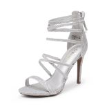 RRP £35.37 DREAM PAIRS Show Women's Stilettos Ankle Strap High