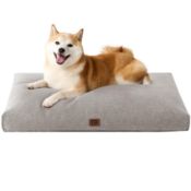 RRP £17.11 EHEYCIGA Shredded Memory Foam Dog Bed Large Washable