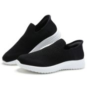 RRP £40.98 Womens Trainers Easy Quickly Slip On Walking Shoes
