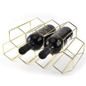 RRP £22.82 Dveda 9 Bottles Metal Wine Rack