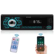 RRP £17.11 Single DIN Car Stereo With Bluetooth 1 Din Car Radio