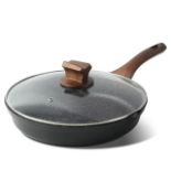 RRP £42.06 ZUOFENG Nonstick Frying Pan 28cm with Lid