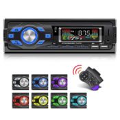 RRP £18.25 Single Din Car Stereo with Bluetooth/SWC/FM/USB Fast