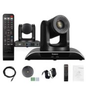 Tenveo Video Conference Camera,20X Optics Zoom Live Streaming Church IP Camera with HDMI and 3G-SDI