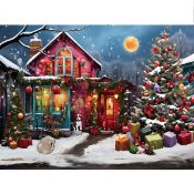 RRP £12.66 BRAND NEW STOCK MISITU Jigsaw puzzles for adults 1000 piece Santa Claus