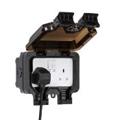 RRP £41.21 Smart WiFi Waterproof Outdoor Double Socket