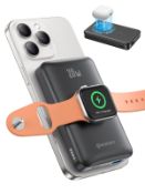 RRP £48.51 NEWDERY Magnetic Power Bank for Apple Watch & iPhone