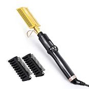 RRP £25.10 Ten-Tatent Hot Comb Hair Straightener Electric Straightening Comb
