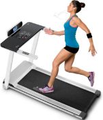 Limepeaks Fitness Foldable Treadmills for Home, Folding Treadmills 12 Pre-installed Programmes and S
