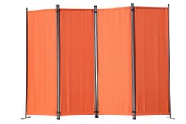 RRP £57.02 Angel Living Foldable Room Divider 4 Panels Freestanding