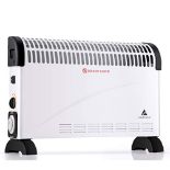 RRP £28.87 Convector Radiator Heater/Adjustable 3 Heat Settings