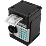 RRP £21.17 Electronic Piggy Bank Cash Coin Can Money Locker Auto