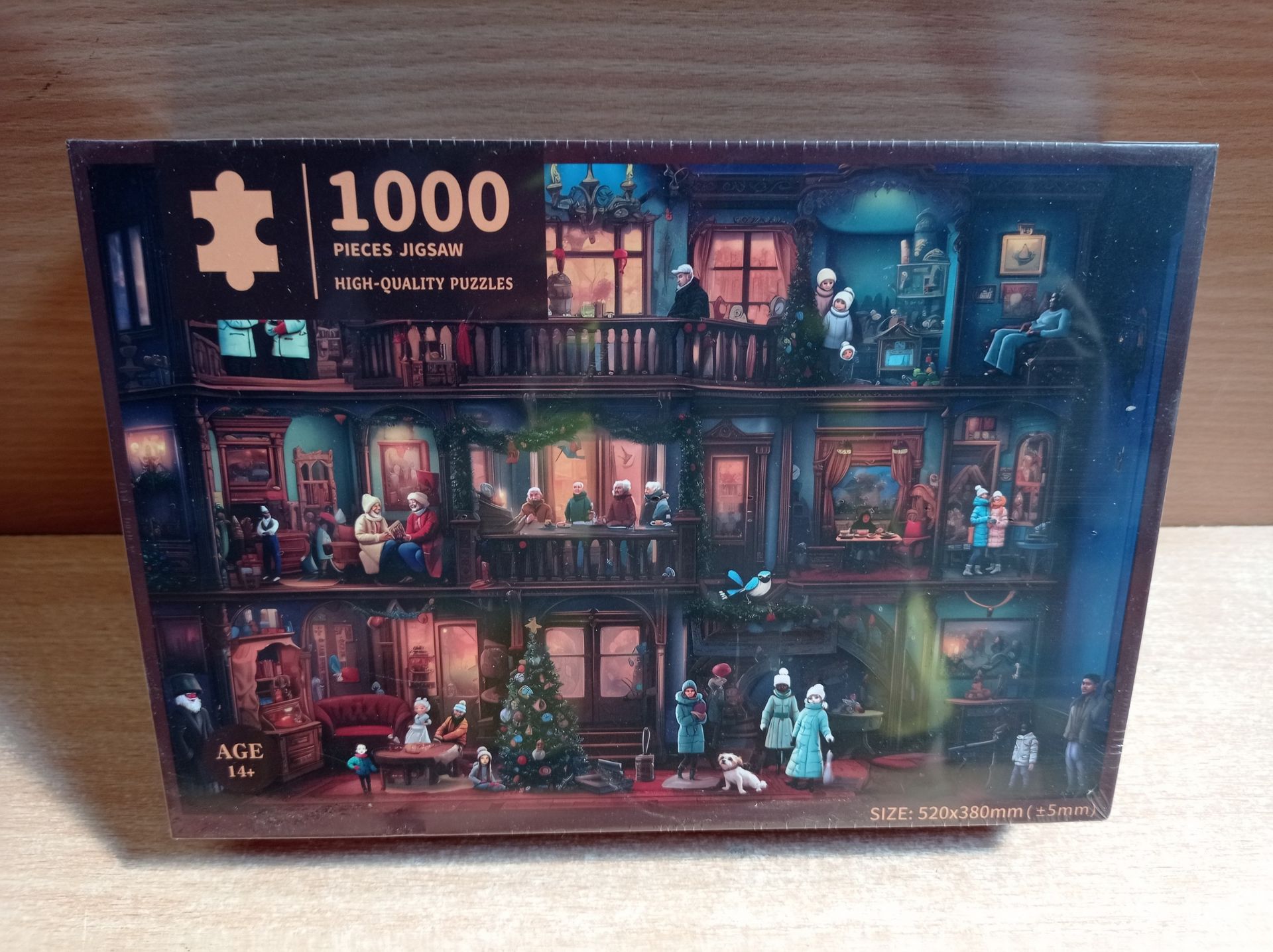 RRP £12.77 BRAND NEW STOCK Christmas Jigsaw Puzzle 1000 Piece for Adults - Image 2 of 2