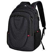 RRP £30.81 KROSER Travel Laptop Backpack 15.6 Inch Molded Front