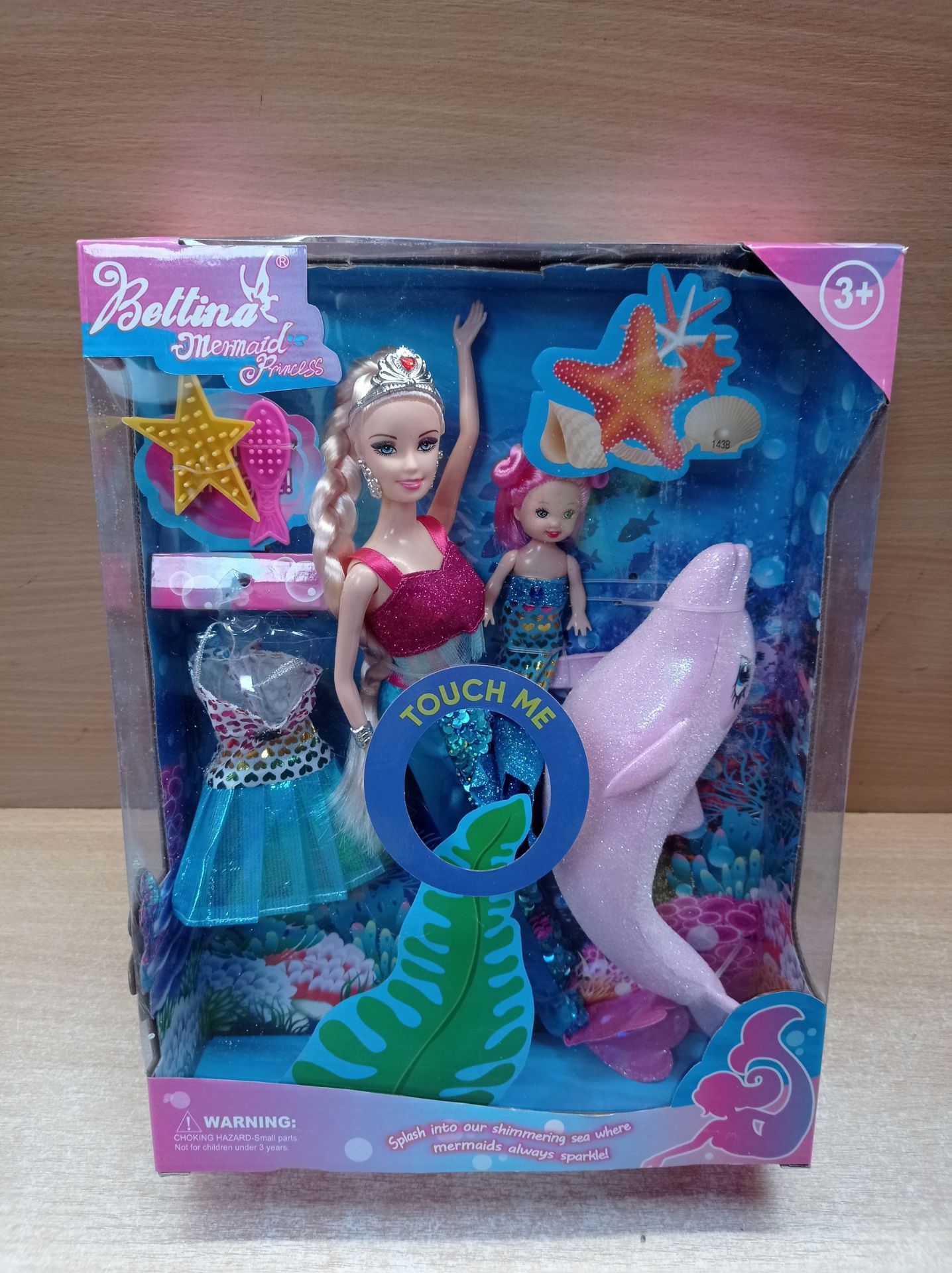 RRP £25.10 Mermaid Princess Doll Playset - Image 2 of 2