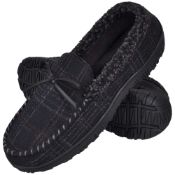 RRP £12.55 MIXIN Slippers for Men Warm Moccasin House Slippers