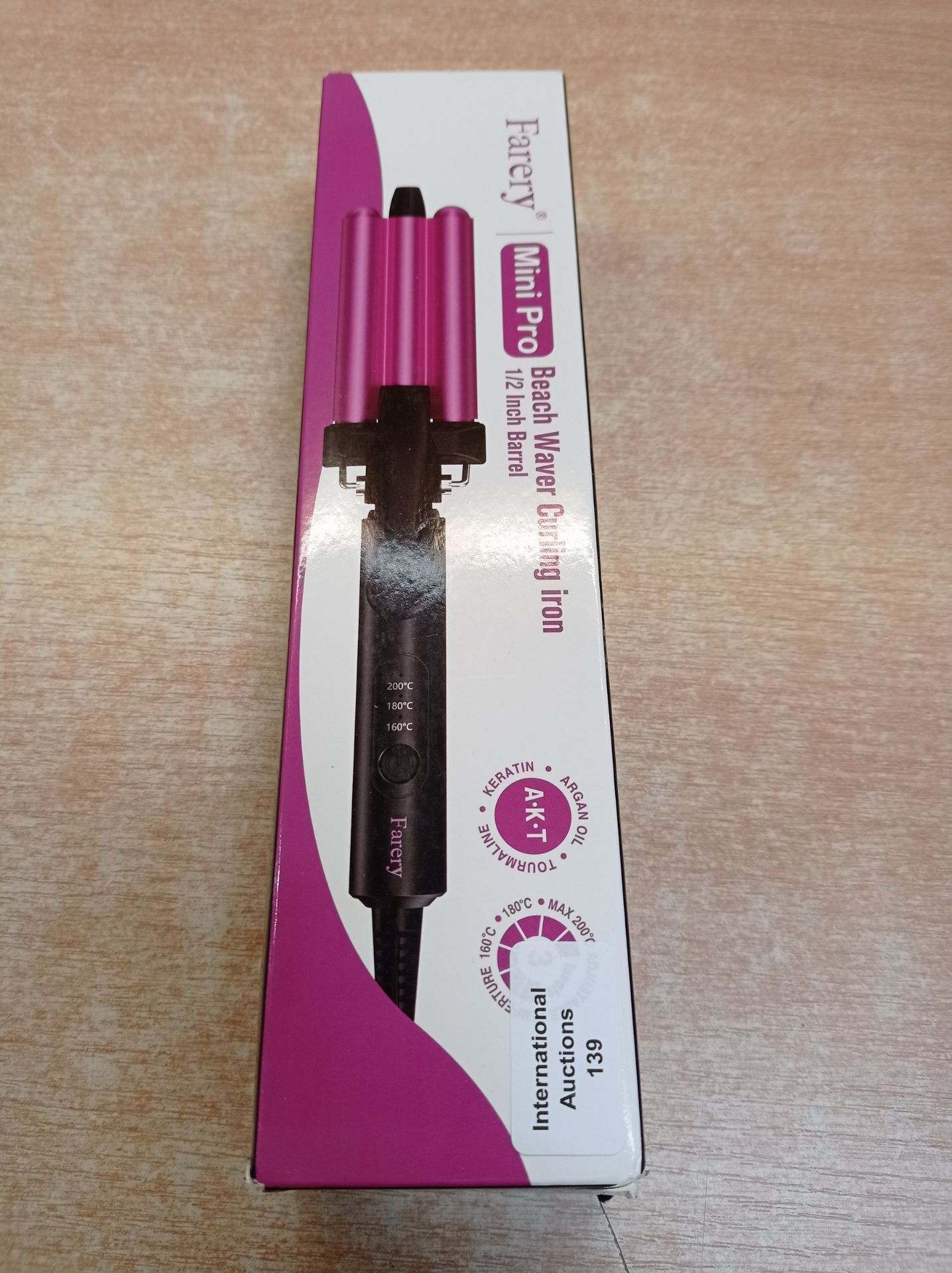 RRP £30.81 FARERY 3 Barrel Hair Waver 3 Temperature Adjustable - Image 2 of 2