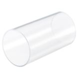 RRP £37.66 sourcing map Acrylic Pipe Rigid Round Tube Clear 125mm