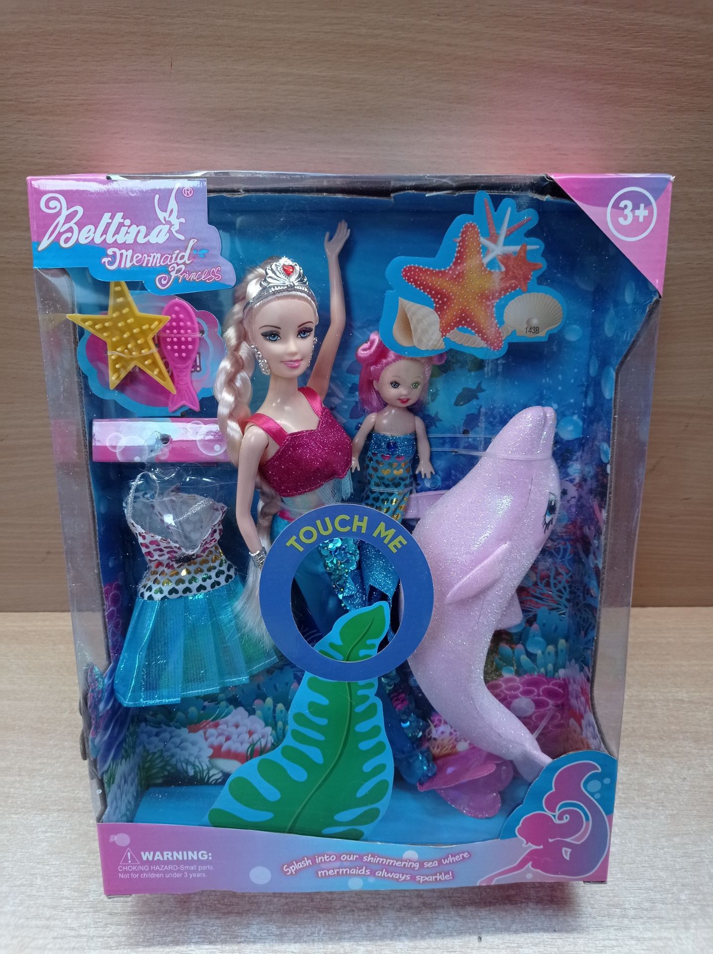 RRP £25.10 Mermaid Princess Doll Playset - Image 2 of 2
