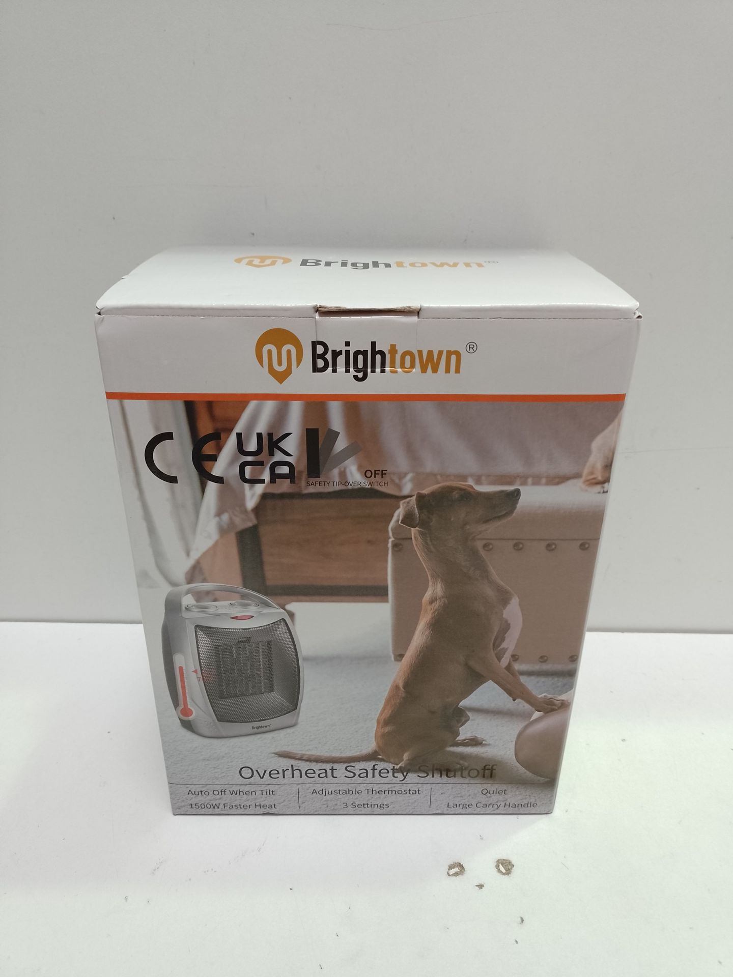 RRP £27.65 Brightown Portable Electric Space Heater - Image 2 of 2