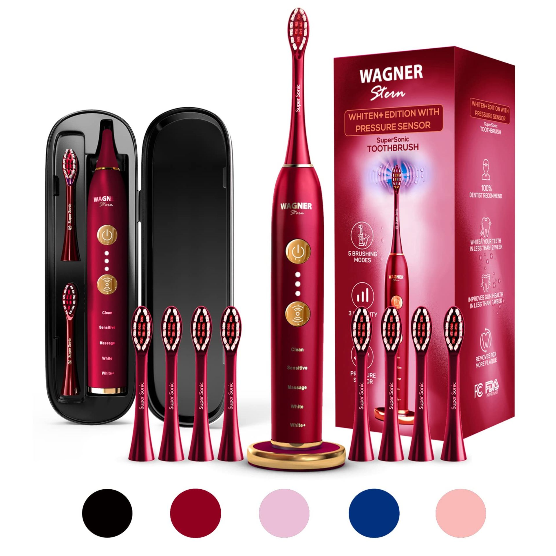 RRP £45.61 Wagner & Stern WHITEN+ Edition. Smart Electric Toothbrush