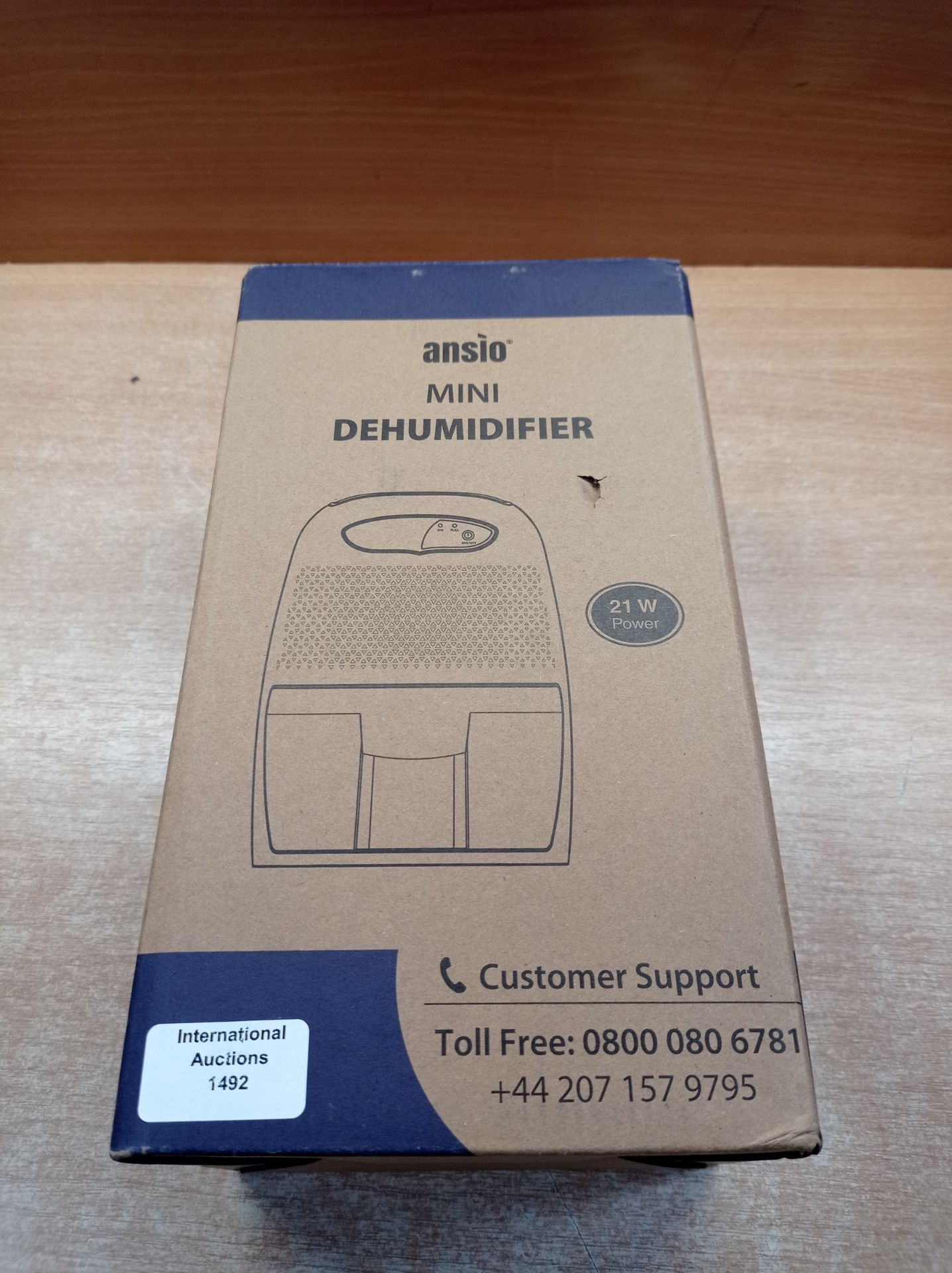 RRP £34.21 ANSIO Dehumidifier 500ml Compact and Portable Mini Air Dehumidifier for Damp - Image 2 of 2