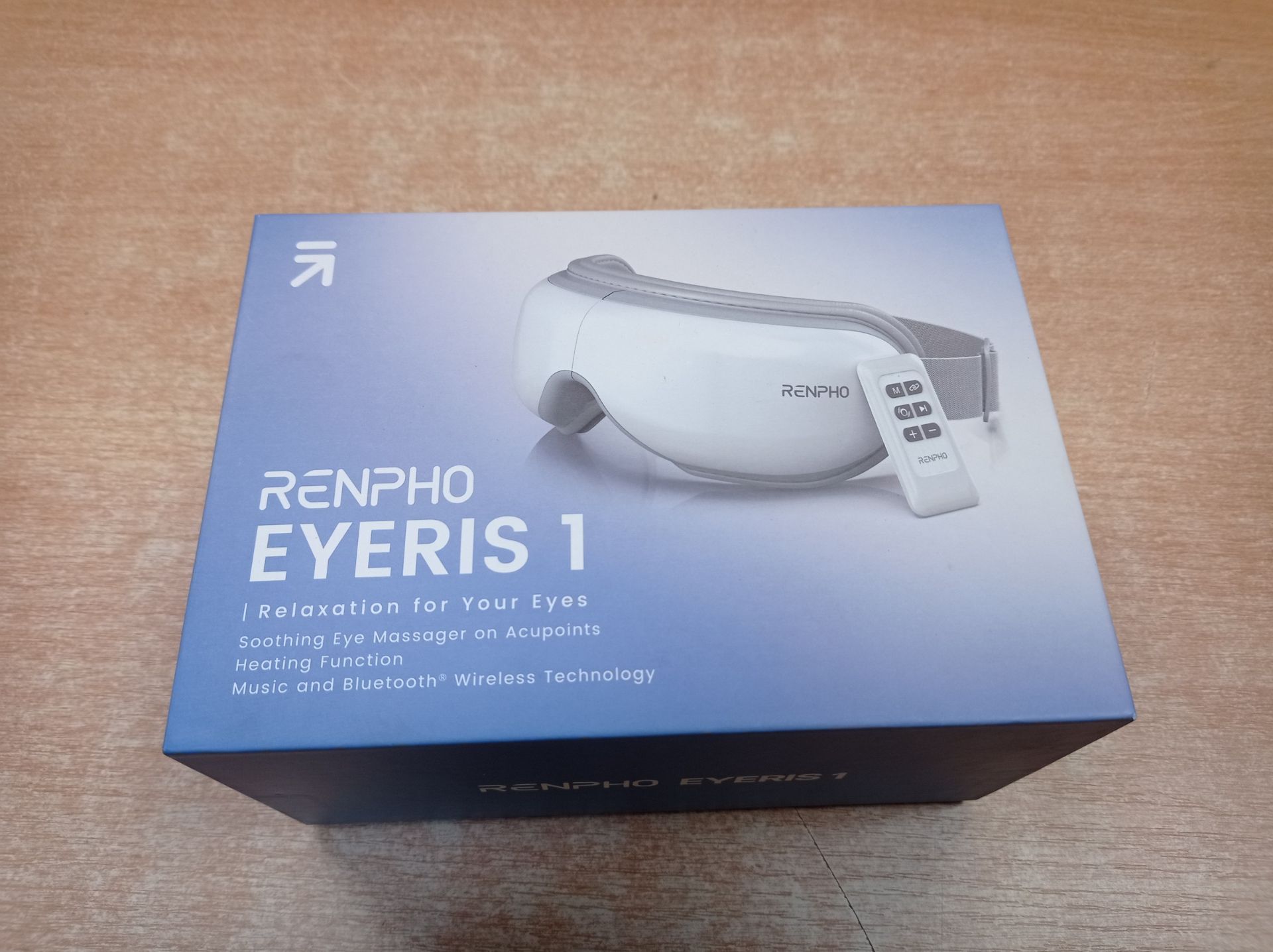 RRP £49.07 RENPHO Eyeris 1 - Eye Massager with Remote Control & Heat - Image 2 of 2