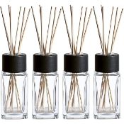 RRP £20.34 Whole Housewares Clear Glass Diffuser Bottles with