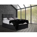 RRP £400.89 GHOST BEDS Fourpanel Venice Plush Divan Bed Set with