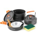 RRP £27.39 Odoland Camping Cookware Mess Kit Non-Stick Lightweight