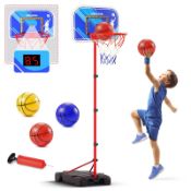 RRP £39.40 VATOS Kids Basketball Hoop and Stand