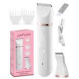 RRP £27.39 Rechargeable Bikini Trimmer Women & Body Hair Trimmer for Women