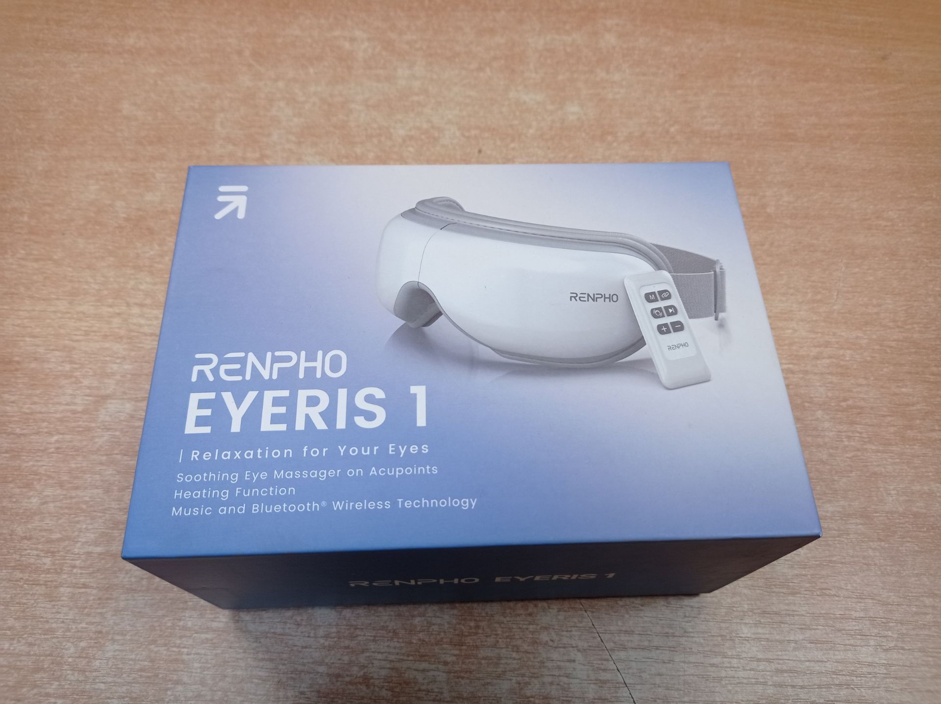 RRP £49.07 RENPHO Eyeris 1 - Eye Massager with Remote Control & Heat - Image 2 of 2