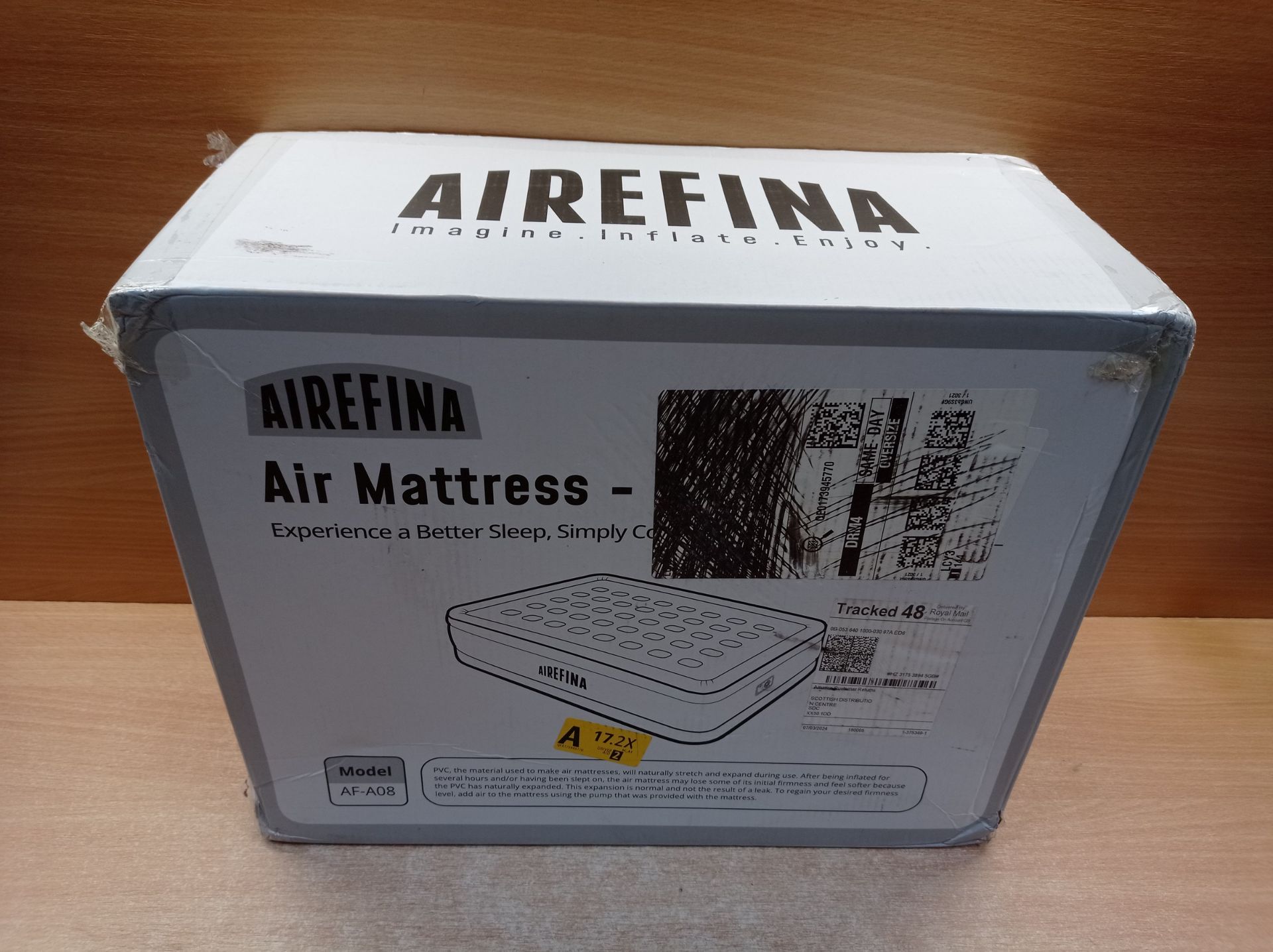 RRP £83.79 Airefina King Inflatable Air Mattress - Image 2 of 2