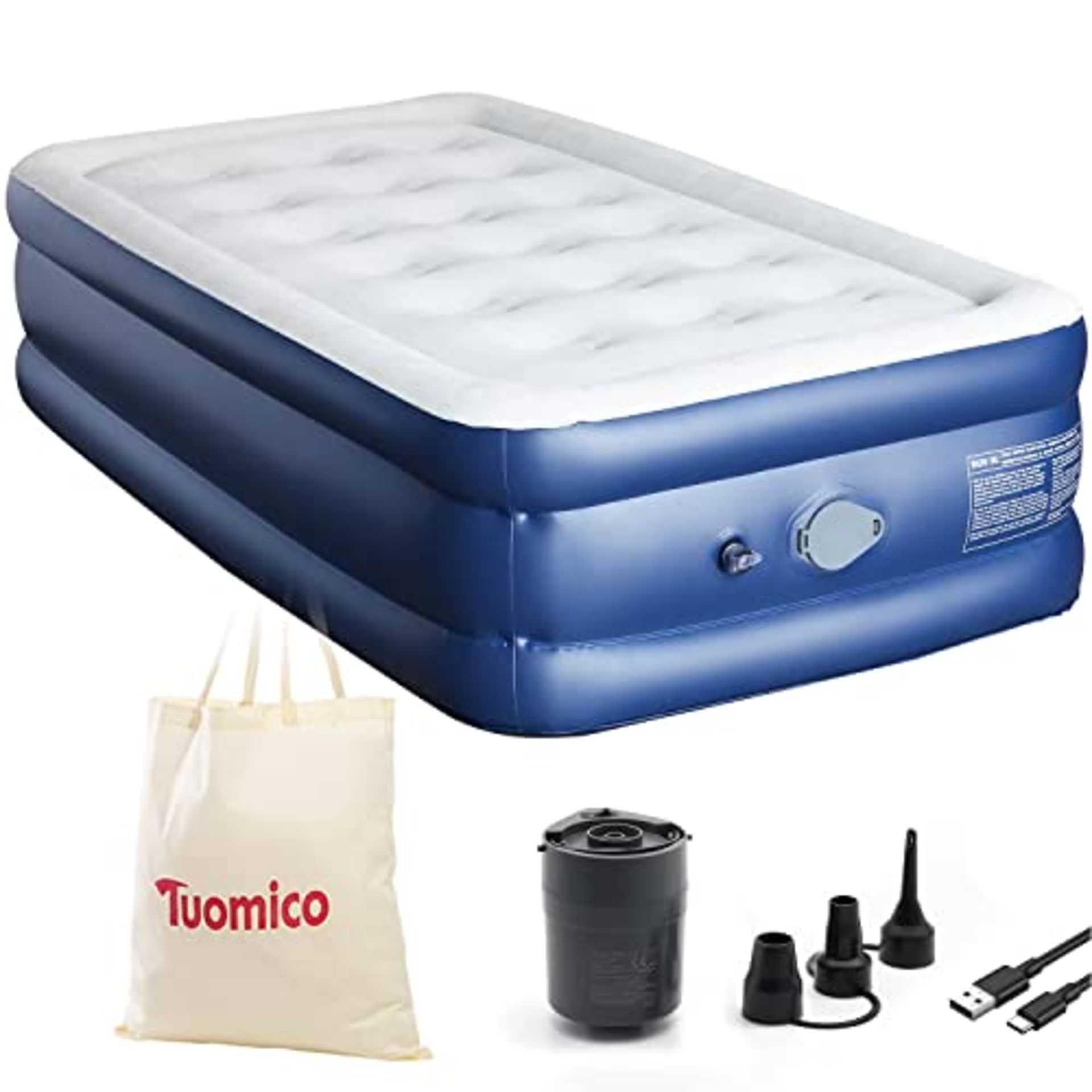 RRP £63.92 Tuomico Single Air Mattress for Outdoor and Indoor Use