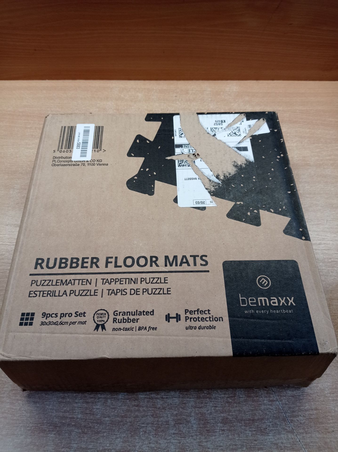 RRP £35.48 Interlocking Rubber Floor Mat: Multi Piece Protective - Image 2 of 2