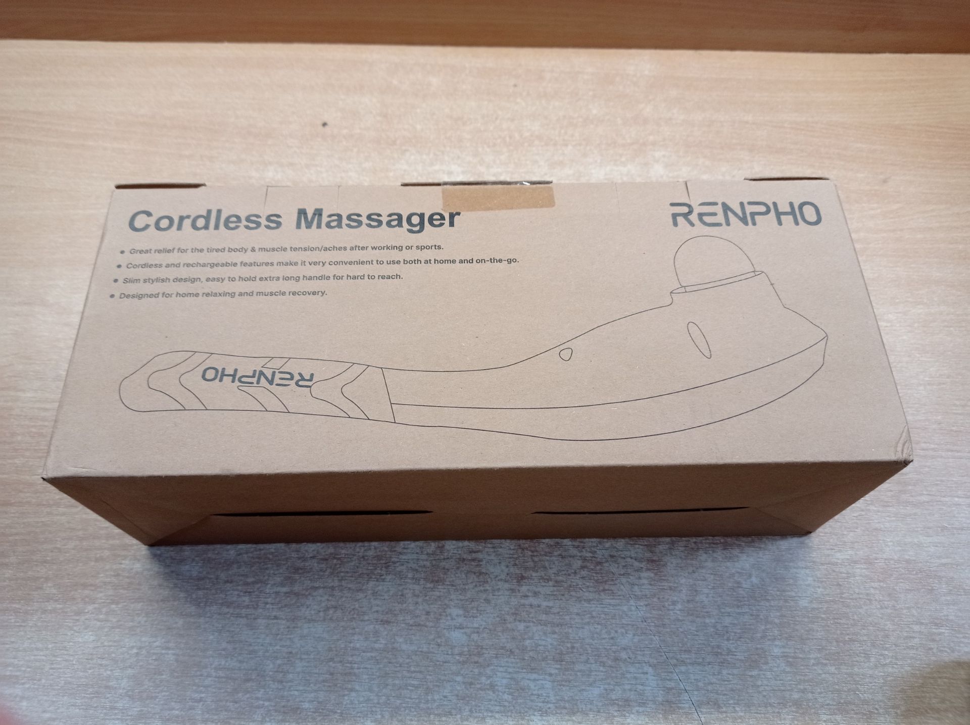 RRP £42.22 RENPHO Hand Held Deep Tissue Massager for Muscles - Image 2 of 2