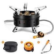 RRP £49.33 Odoland 11000W Camping Gas Stove Burner Adjustable