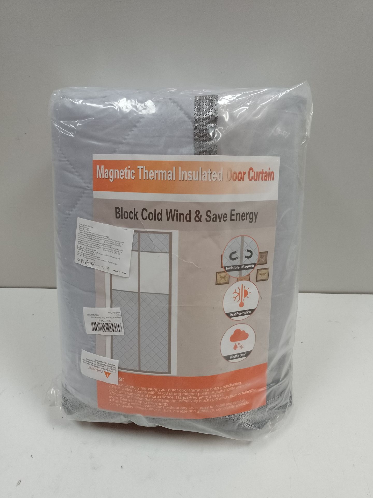 RRP £25.56 BRAND NEW STOCK Magnetic Thermal Door Curtain 140x240CM - Image 2 of 2