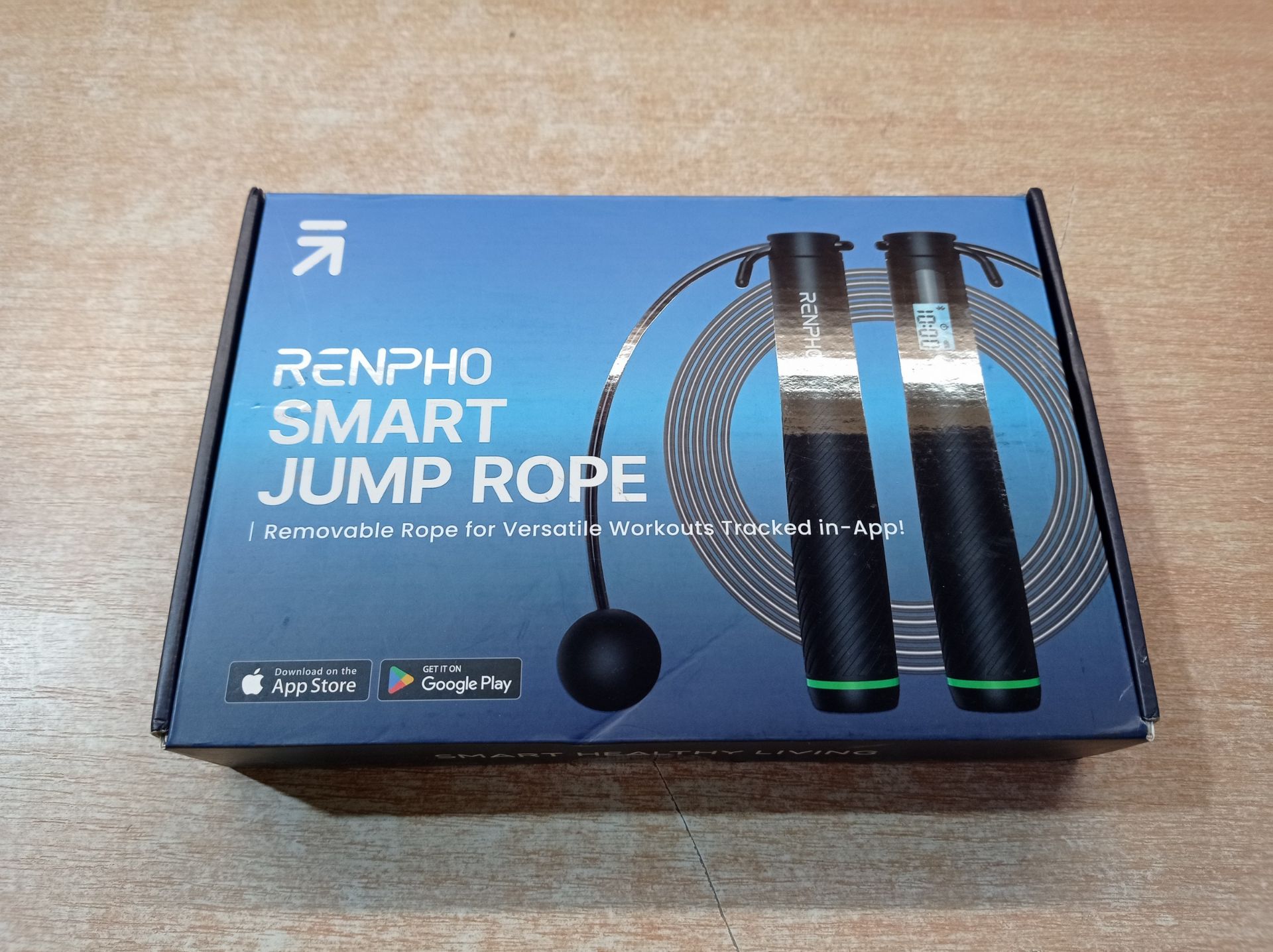 RRP £23.00 RENPHO Smart Skipping Rope with Counter - Image 2 of 2