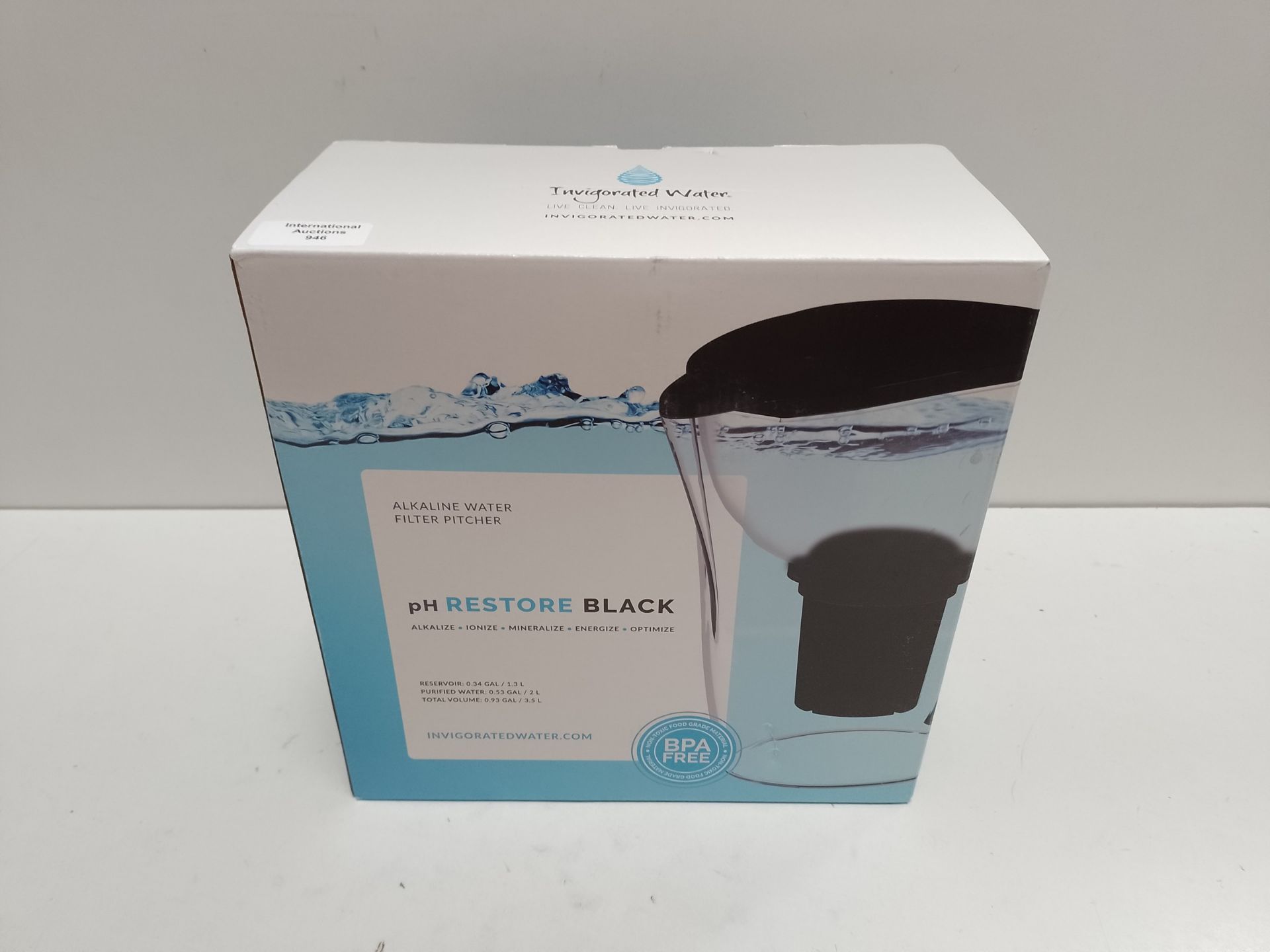RRP £36.67 pH Restore Alkaline Water Filter Jug with Our Long-Life - Image 2 of 2