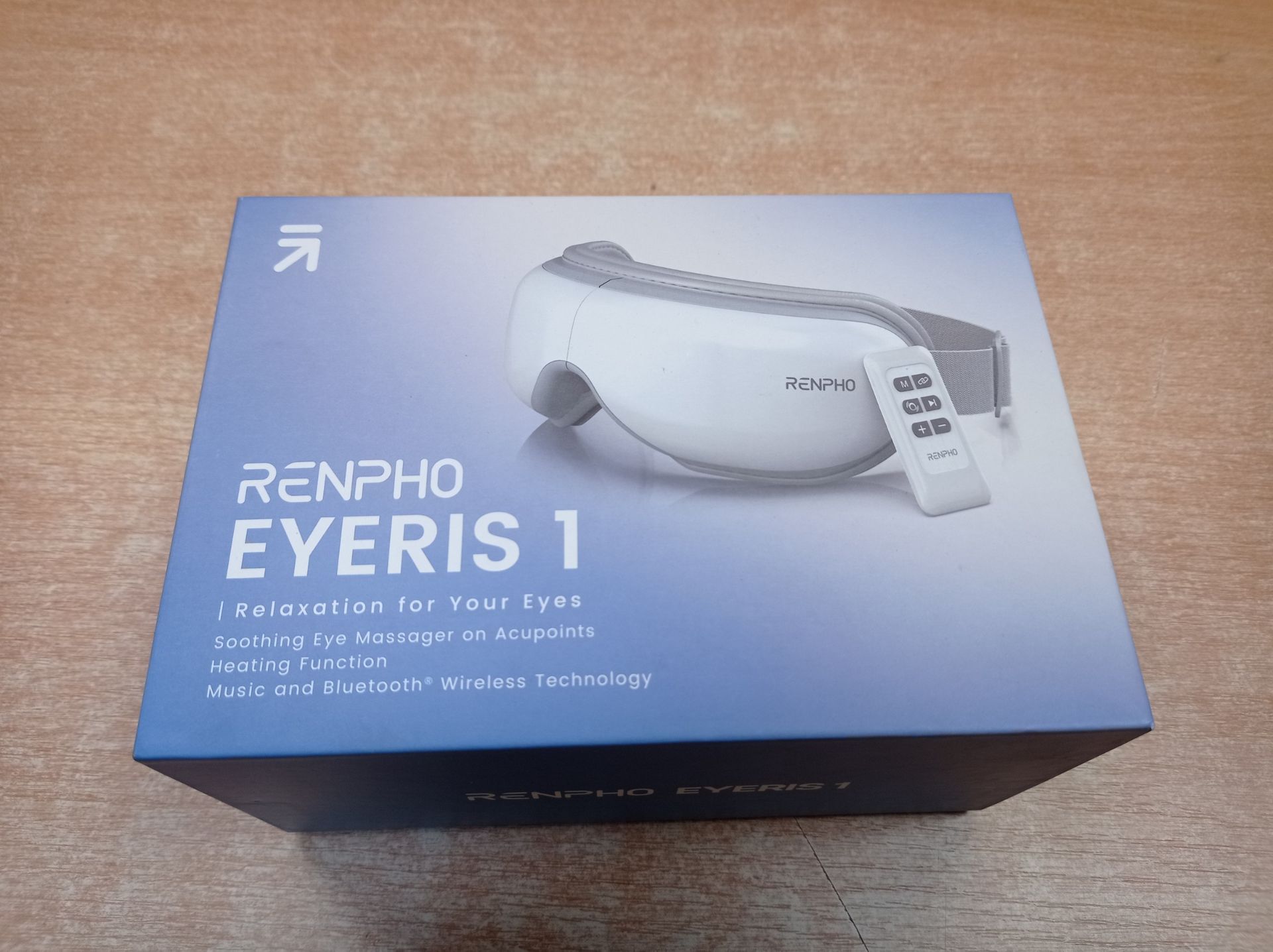 RRP £49.07 RENPHO Eyeris 1 - Eye Massager with Remote Control & Heat - Image 2 of 2