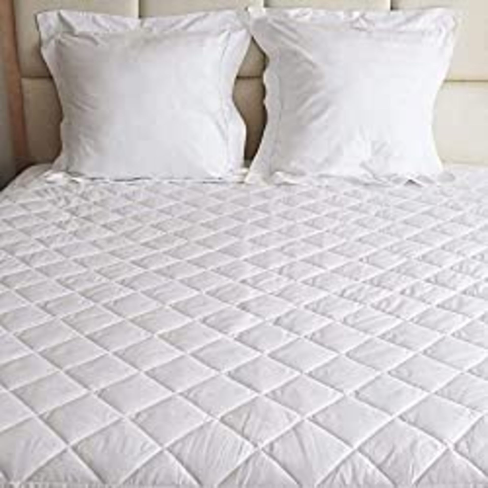 RRP £14.82 Double Quilted Mattress Protector Extra Deep Pocket