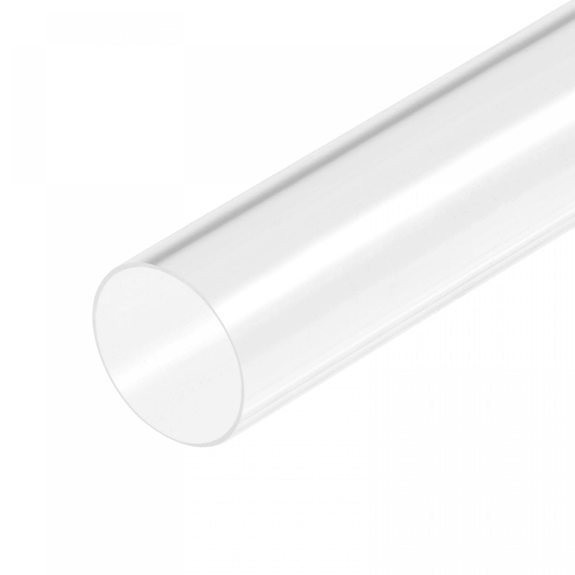 RRP £33.66 sourcing map Acrylic Pipe Clear Rigid Round Tube 115mm