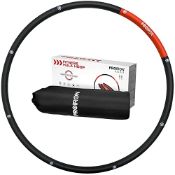 RRP £26.62 PROIRON Weighted Fitness Hula Hoop 0.95kg/1.2kg/1.8kg