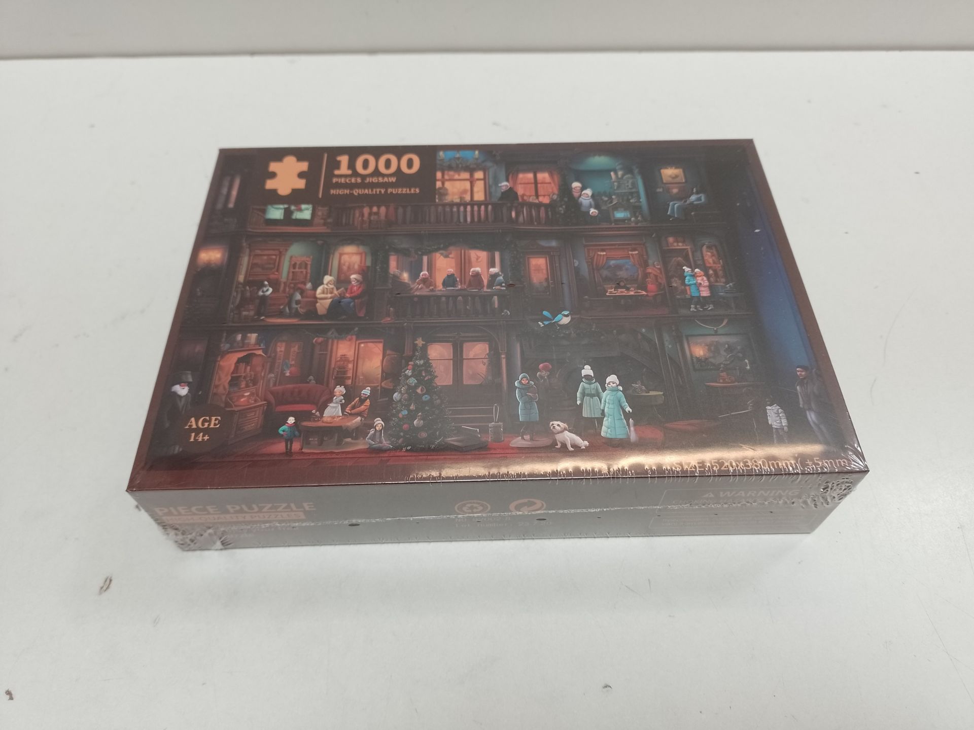 RRP £12.77 BRAND NEW STOCK Christmas Jigsaw Puzzle 1000 Piece for Adults - Image 2 of 2