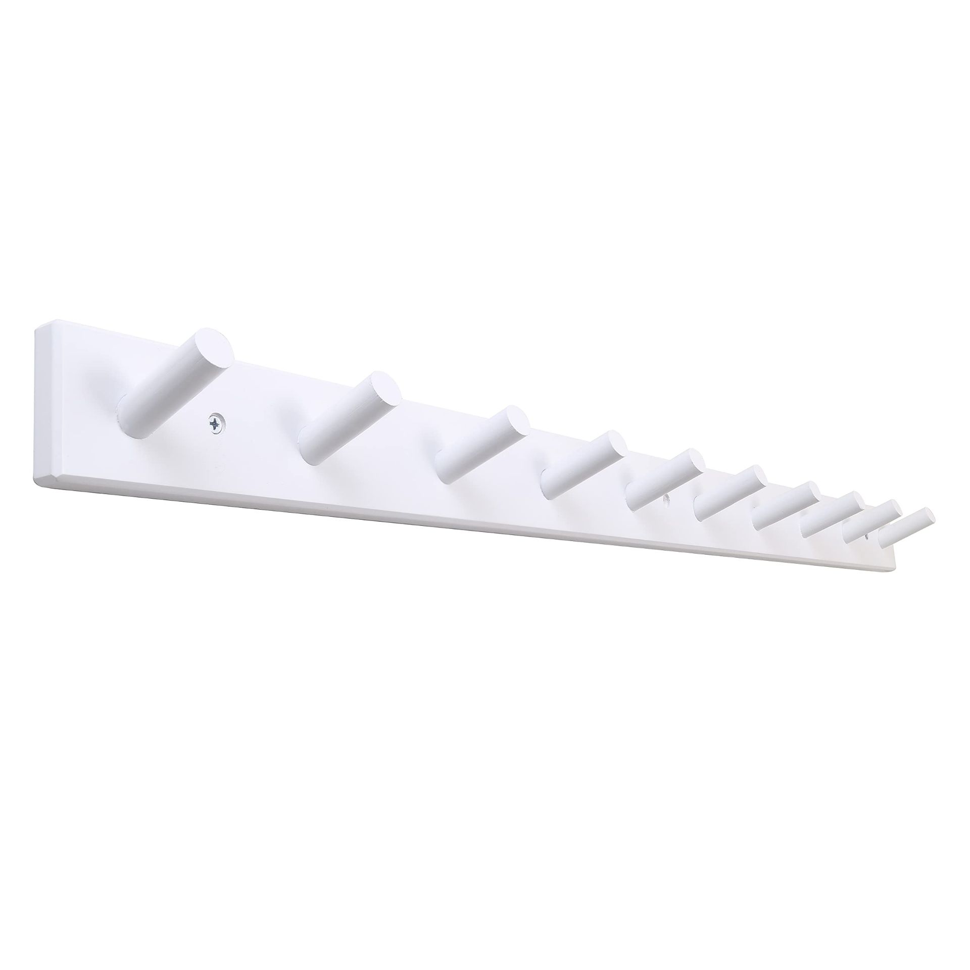 RRP £45.65 SKOLOO Wood Coat Rack Wall Mounted