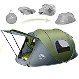 RRP £99.16 Night Cat Pop Up Tent 2 3 Man Person Camping Tent Waterproof